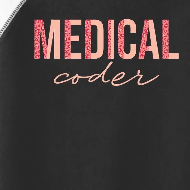 Medical Coder Medical Coding Toddler Fine Jersey T-Shirt