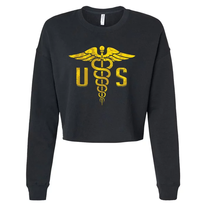 Medical Corps Cropped Pullover Crew