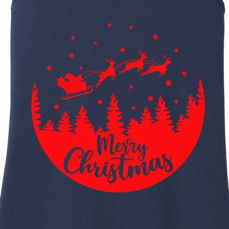 Merry Christmas Ladies Essential Tank