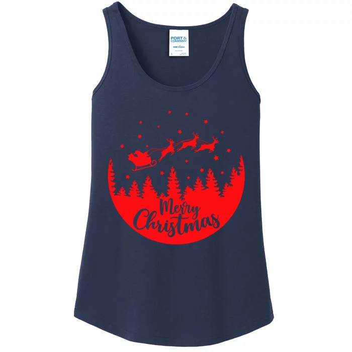 Merry Christmas Ladies Essential Tank