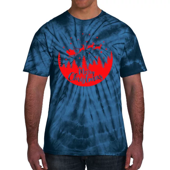 Merry Christmas Tie-Dye T-Shirt