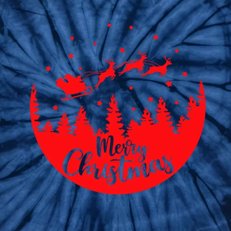 Merry Christmas Tie-Dye T-Shirt