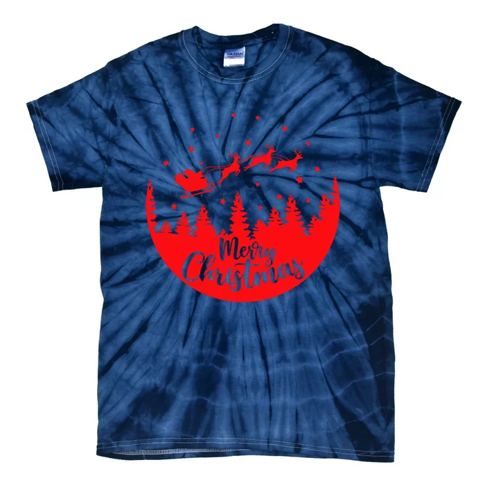 Merry Christmas Tie-Dye T-Shirt