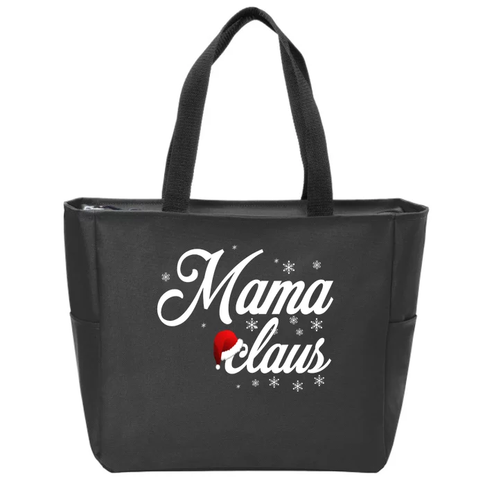 Mama Claus Zip Tote Bag