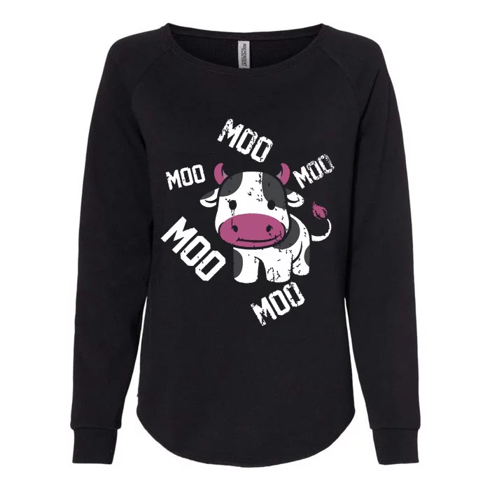 Moo Cow Womens California Wash Sweatshirt