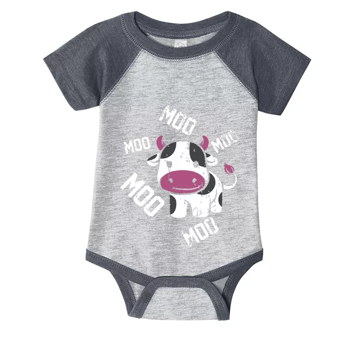 Moo Cow Infant Baby Jersey Bodysuit