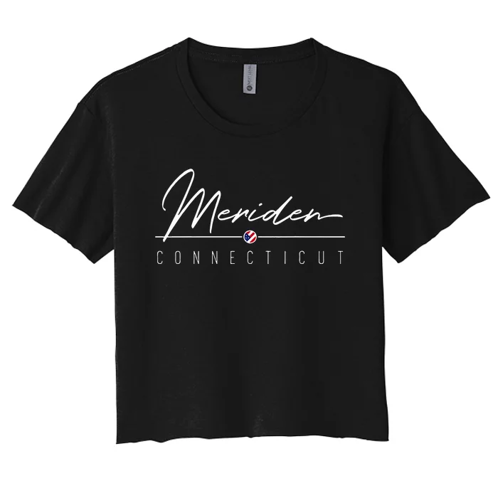 Meriden Ct Women's Crop Top Tee