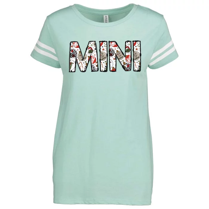 Mini Christmas Enza Ladies Jersey Football T-Shirt