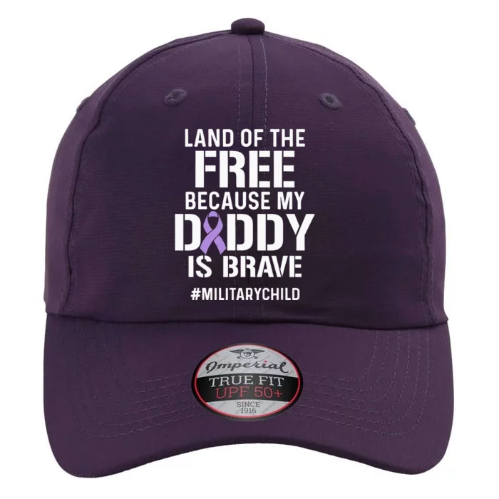 Military Child Month Purple Up Free Brave Dad Pride The Original Performance Cap