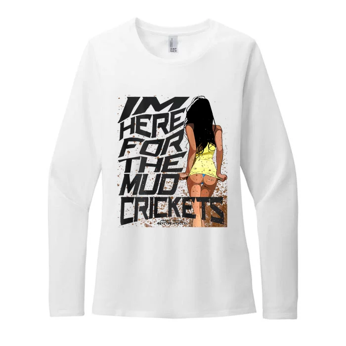 Mud Cricket Womens CVC Long Sleeve Shirt