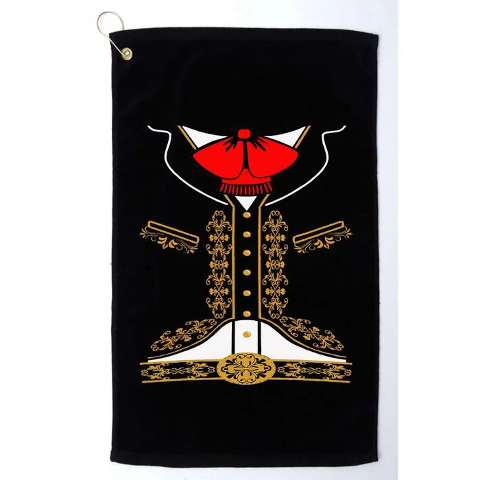 Mariachi Charro Mexican Costume For Cinco De Mayo Halloween Platinum Collection Golf Towel