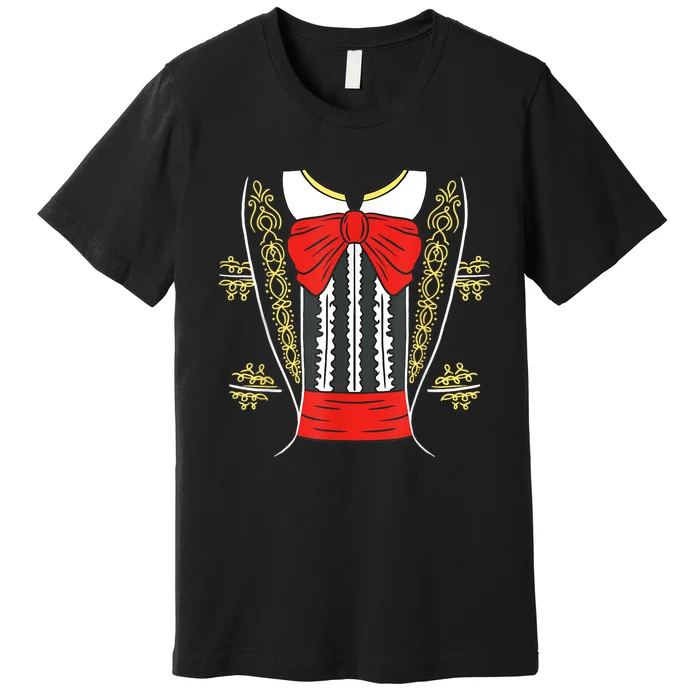 Mariachi Charro Mexican Costume For Cinco De Mayo Halloween Premium T-Shirt