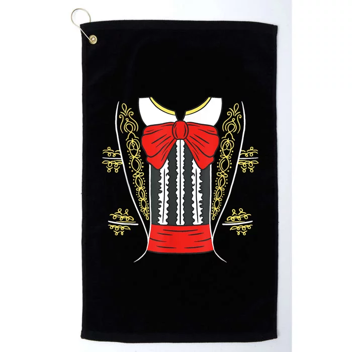 Mariachi Charro Mexican Costume For Cinco De Mayo Halloween Platinum Collection Golf Towel