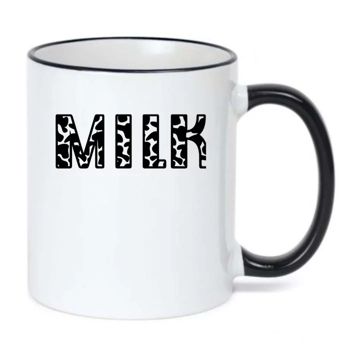 MILK Couples Matching Last Minute Halloween Party Costume Black Color Changing Mug