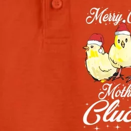 Merry Chickmas Mother Cluckers Chicks Santa Hats Tee Gift Dry Zone Grid Performance Polo