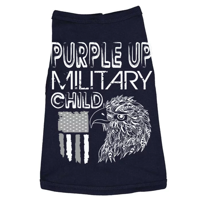 Military Childs Month Purple Up for Military Child Purple-Up Doggie Tank