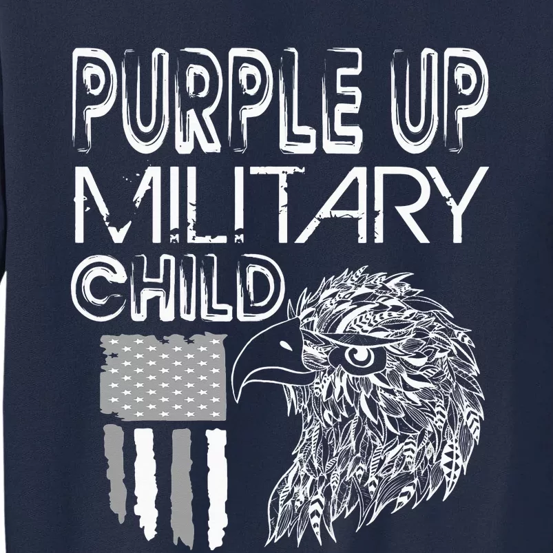 Military Childs Month Purple Up for Military Child Purple-Up Tall Sweatshirt