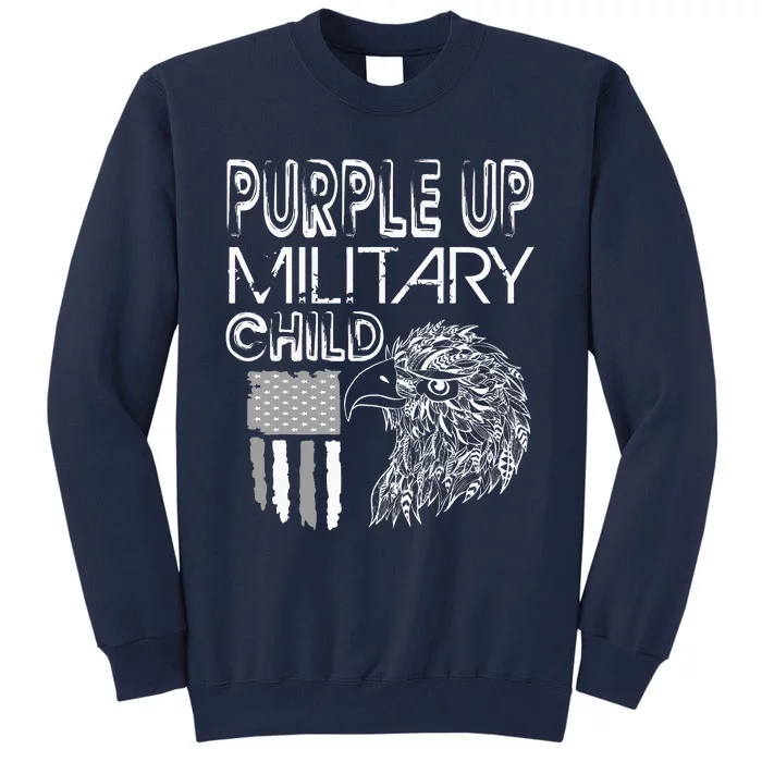 Military Childs Month Purple Up for Military Child Purple-Up Tall Sweatshirt