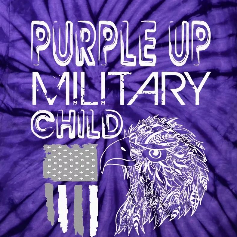 Military Childs Month Purple Up for Military Child Purple-Up Tie-Dye T-Shirt