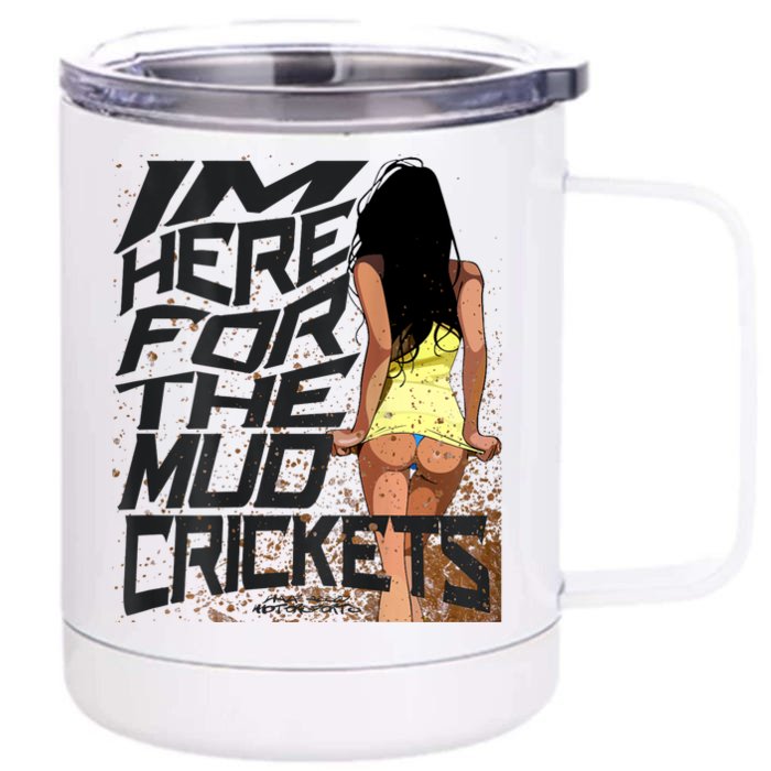 Mud Cricket Front & Back 12oz Stainless Steel Tumbler Cup