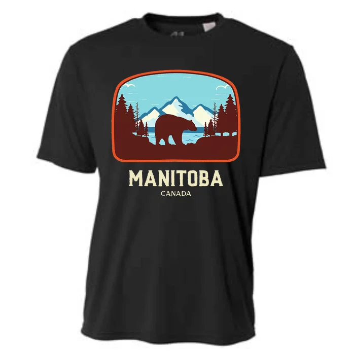 Manitoba Canada Cooling Performance Crew T-Shirt