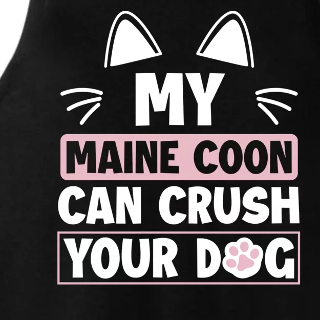 Maine Coon Mom Maine Coon Cat Funny Maine Coon Lover Sweatshirt Ladies Tri-Blend Wicking Tank