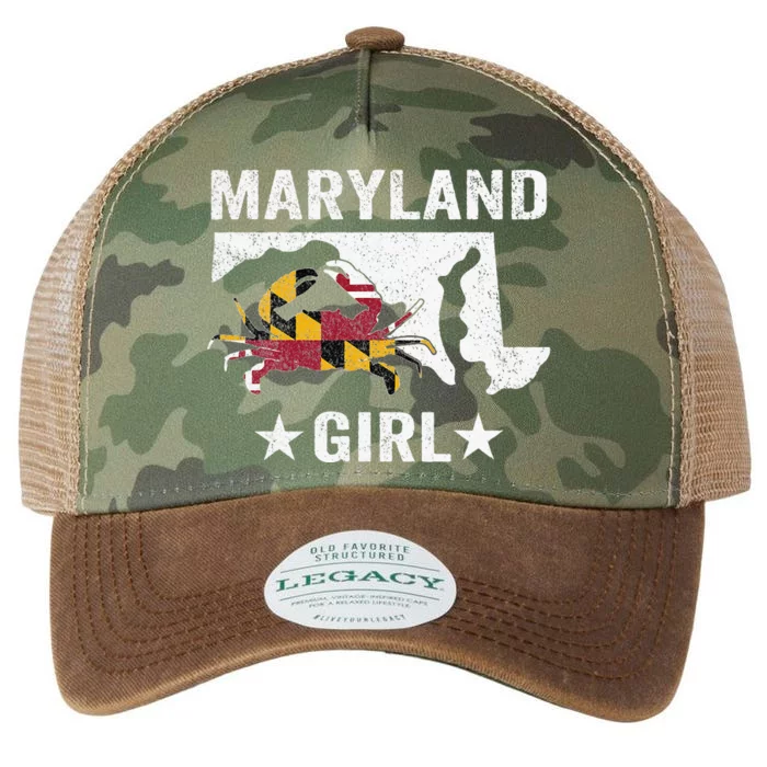 Maryland Crab Maryland Girl Maryland Blue Crab Crabbing Legacy Tie Dye Trucker Hat