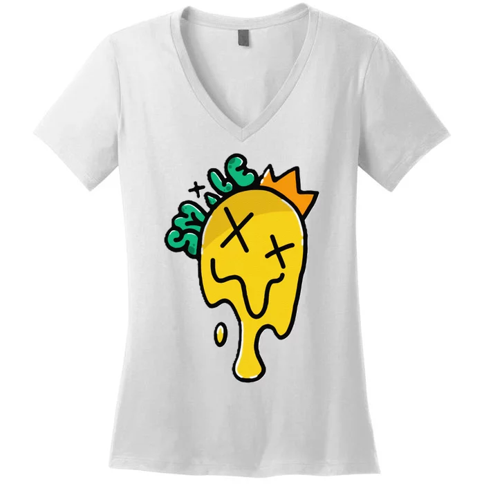 Melting Candle Women's V-Neck T-Shirt