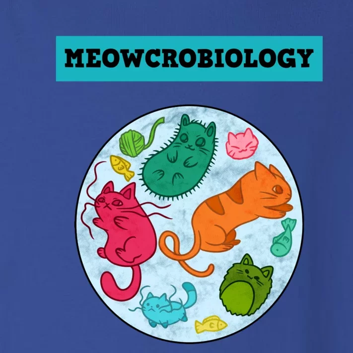 Meowcrobiology Cat Meow Microbiology Science Bacteriology Toddler Long Sleeve Shirt