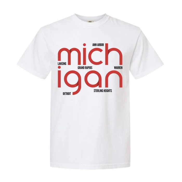 Michigan Cities Garment-Dyed Heavyweight T-Shirt