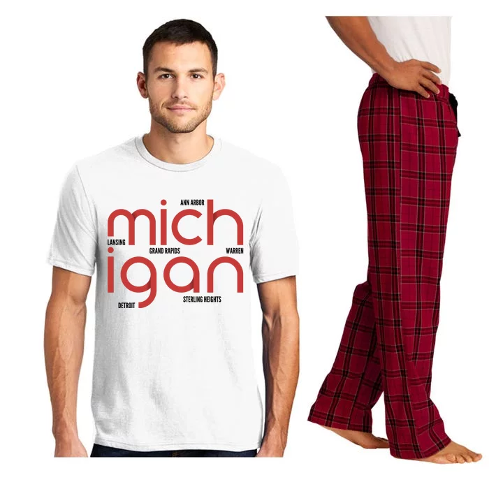 Michigan Cities Pajama Set