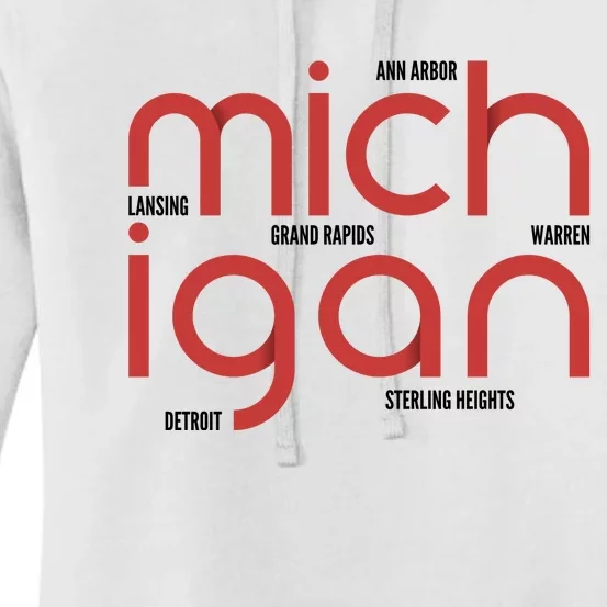 Michigan Cities Women's Pullover Hoodie