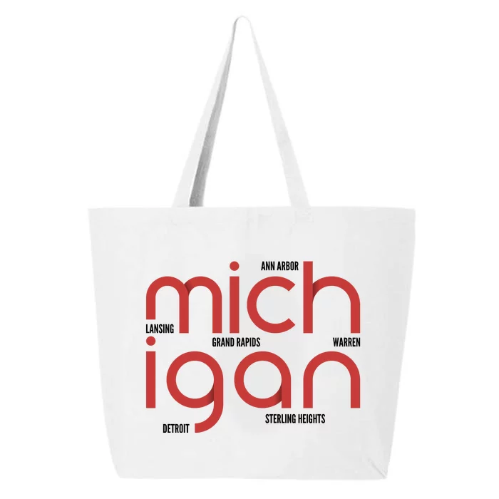 Michigan Cities 25L Jumbo Tote