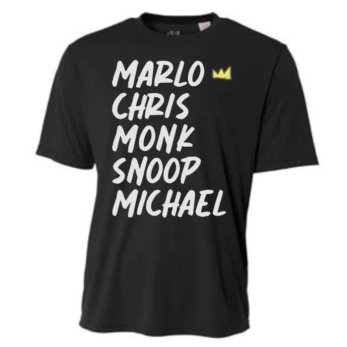 Marlo Chris Monk Snoop Michael Cooling Performance Crew T-Shirt