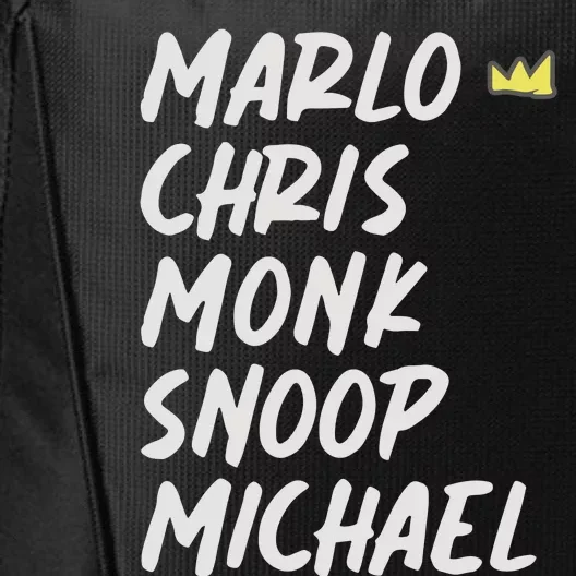 Marlo Chris Monk Snoop Michael City Backpack