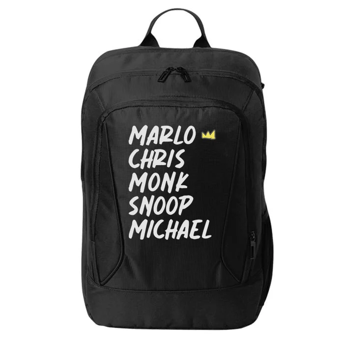 Marlo Chris Monk Snoop Michael City Backpack