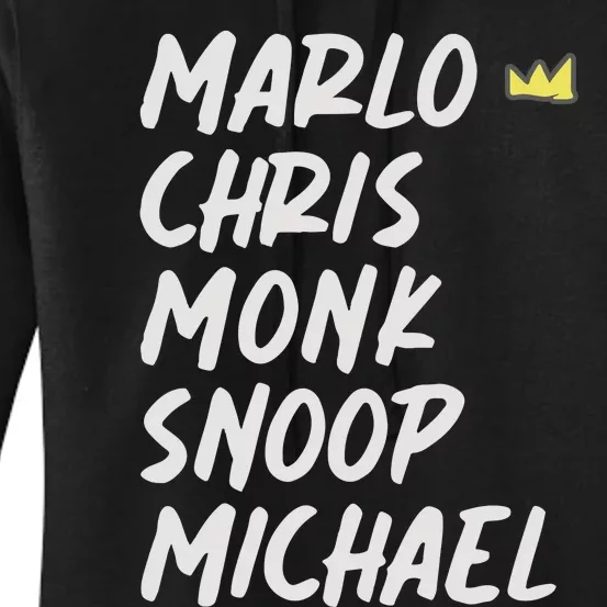 Marlo Chris Monk Snoop Michael Women's Pullover Hoodie