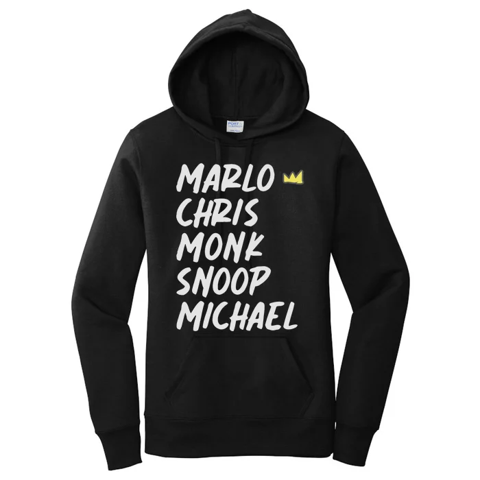 Marlo Chris Monk Snoop Michael Women's Pullover Hoodie