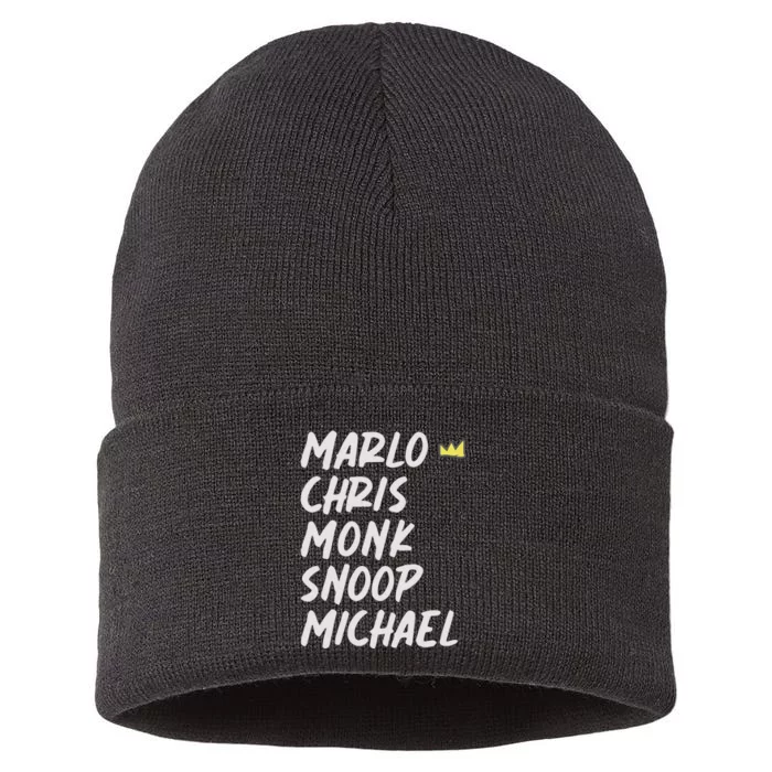 Marlo Chris Monk Snoop Michael Sustainable Knit Beanie