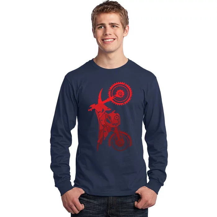 Motocross Clothing Motocross Dirt Bike Tall Long Sleeve T-Shirt