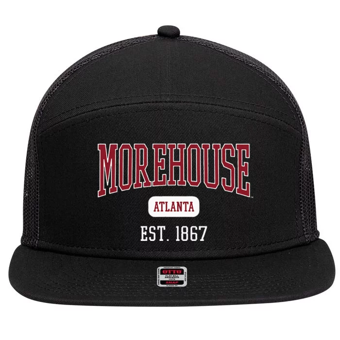 Morehouse College Maroon Tigers Est. Date 7 Panel Mesh Trucker Snapback Hat