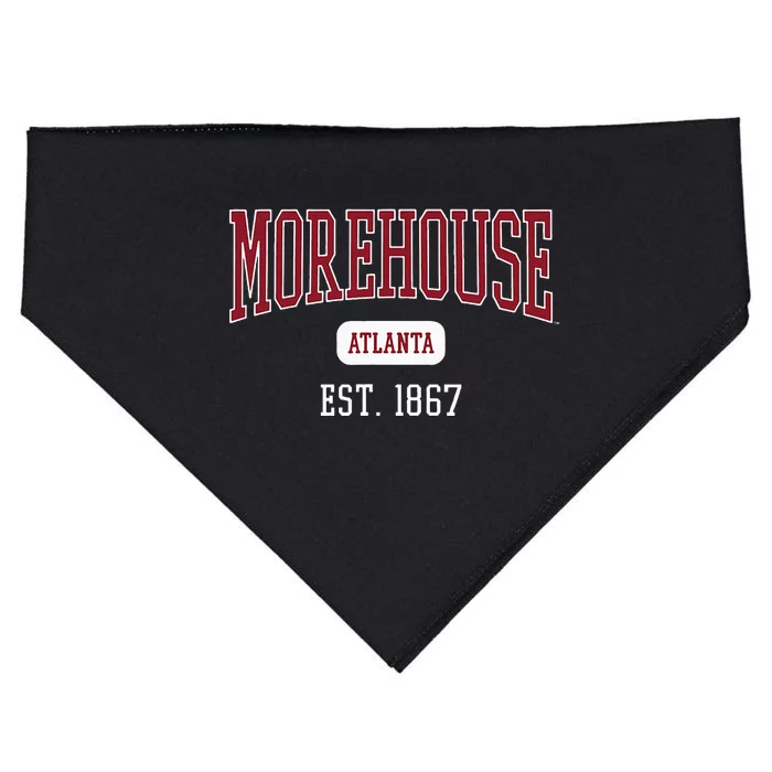 Morehouse College Maroon Tigers Est. Date USA-Made Doggie Bandana