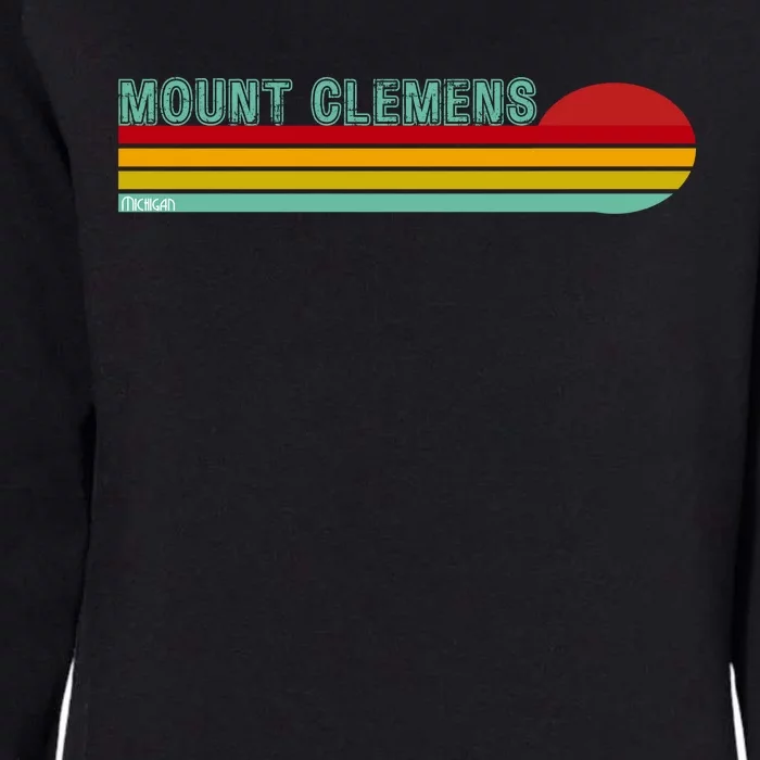 Mount Clemens Michigan Womens California Wash Sweatshirt