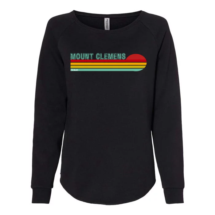 Mount Clemens Michigan Womens California Wash Sweatshirt