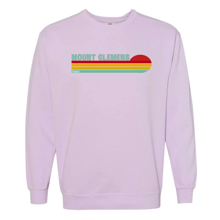 Mount Clemens Michigan Garment-Dyed Sweatshirt