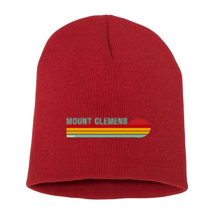 Mount Clemens Michigan Short Acrylic Beanie