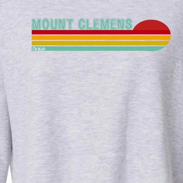 Mount Clemens Michigan Cropped Pullover Crew