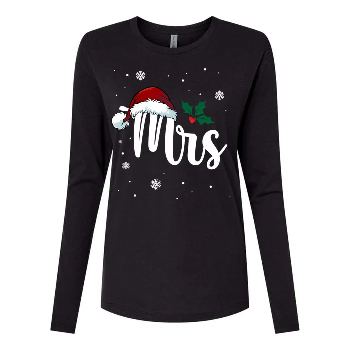 Mrs. Claus Matching Family Christmas Womens Cotton Relaxed Long Sleeve T-Shirt