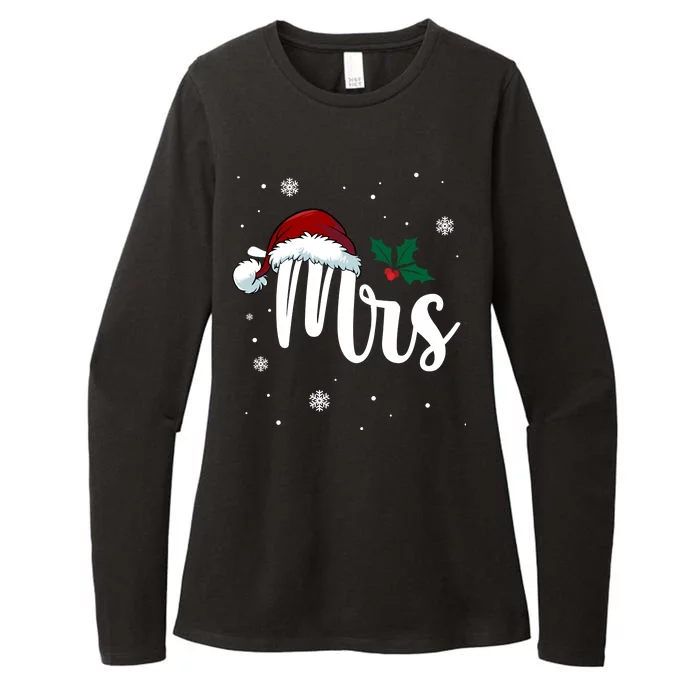 Mrs. Claus Matching Family Christmas Womens CVC Long Sleeve Shirt