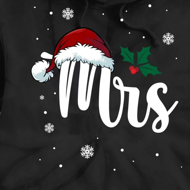 Mrs. Claus Matching Family Christmas Tie Dye Hoodie